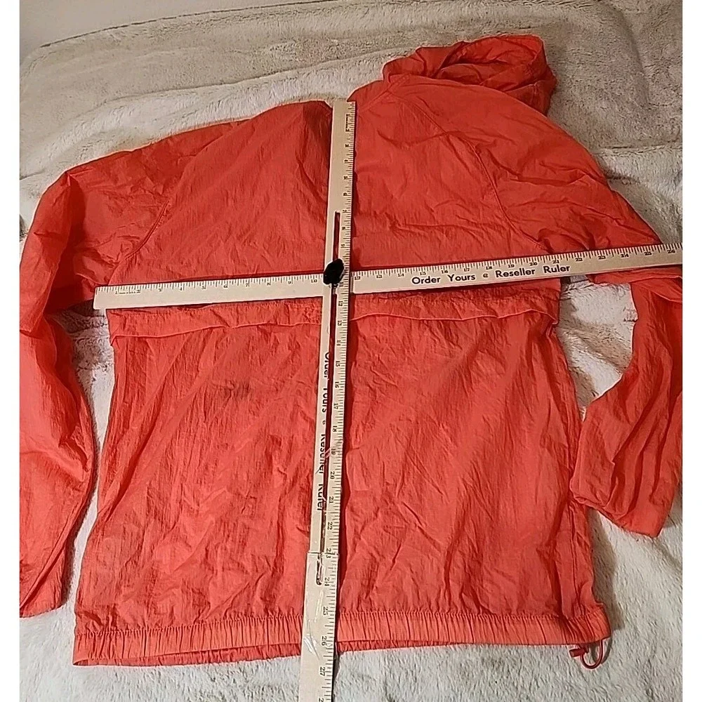 Champion‎ Mens Windbreaker Lightweight Coat Hoodie Anorak Fluorescent Medium
